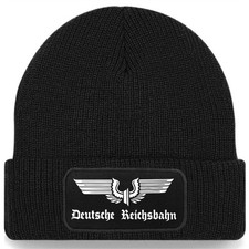 Deutsche Reichsbahn Eisenbahnfreunde Verein Logo Wintermütze Motiv Mütze DR