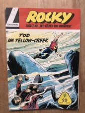 Rocky Lehning Original Tod im Yellow Creek 20 mit  Sammelmarke Z 1-2/2