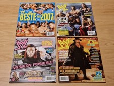 WWE Wrestling Magazin 4 Stück