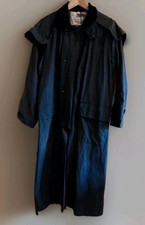Reitregenmantel Wachsmantel mlw dunkelblau Gr. S