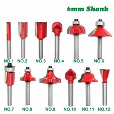 6mm Fräsersatz HM 12-tgl