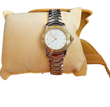 EBEL DRESS WAVE UHR STAHL GOLD 25MM TOP ZUSTAND ORIG. STAHL ARMBAND QUARZ