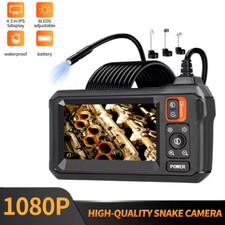 Endoskop mit 4.3'' 8LCD 2x HD Inspektionkamera 5m Rohrkamera Endoscope DE