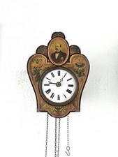 Alte Wanduhr Schilderuhr Otto