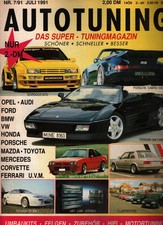 Zeitschrift AUTOTUNING von 7. 1991 Selzer Escort Rieger Scirocco Bonrath Manta