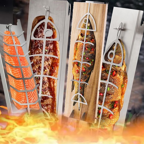 Bbq flammlachsbrett set - flammlachsbrett,