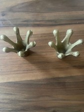 2x Kerzenhalter Goldfarbe