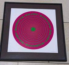 Olaf Nicolai Enjoy Survive Handsigniert, Nummeriert, Galerierahmen