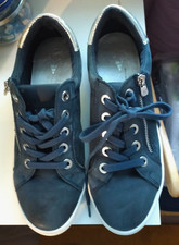 Venturini Schnürschuhe Sport  Marine Blau Freizeit Damen  Mädchen Gr. 39 Sneaker