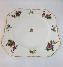  Kuchenteller - Rosenthal - Blumenmuster 