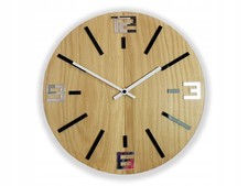 Wanduhren 33cm Spiegel-schwarz