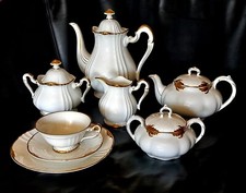 Antikes Porzellan Weimar Ulrike, Kaffee/Teeservice 41 Teile für 12 Personen