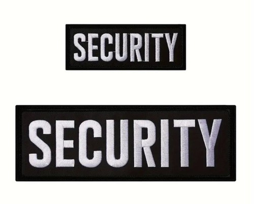 Secutity aufnäher mit - aufnäher,