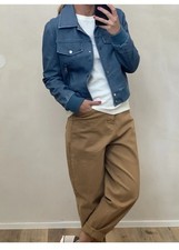 NAIIF Jacke Jeans-Leder-Optik