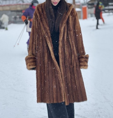 Faux pelzmantel fox - i.,