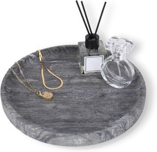 WORHE Marmor Rundes Tablett