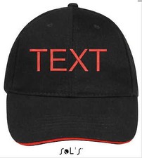 BASECAP Cap mit Name / TEXT  BESTICKT Wunschname für Erwachsene und Kinder TOP