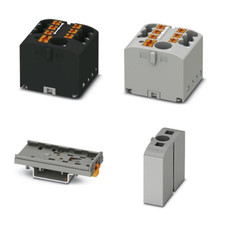 PHOENIX CONTACT Verteilerblock PTFIX 6/6X2,5 / Flansch / Tragschienen