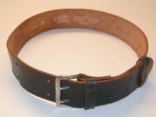 2-Dorn Ledergürtel Lederkoppel Polizeikoppel  70 cm  45 breit Polizei Bund 