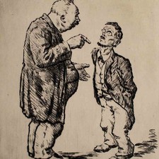 Otto Quante Männerporträt Im