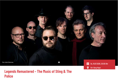 Tickets the music of sting - 2,