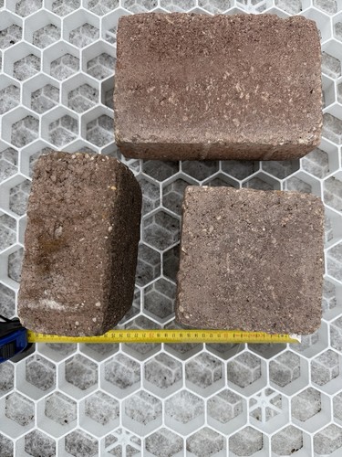 Pflastersteine mit 8cm - , stärke