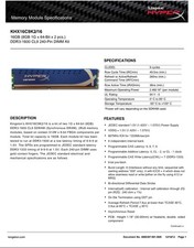 Kingston HyperX Genesis 2x8Gb