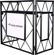 Accu-Stand Pro Event TBL2 MB DJ Tisch schwarz Booth Konsole Pult Stand Klappbar
