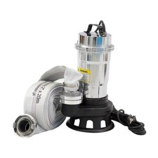 550W Tauchpumpe Abwasserpumpe Schmutzwasserpumpe NITRO 18000L/h + 20m C-Schlauch