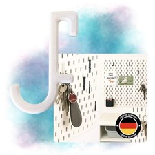 15 Stück Haken passend für IKEA Skadis Lochwand Stecktafel weiß Zubehör Halter