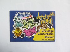 MILKY WAY - 2 x Gruselige Geisterbahn Sticker hier Nr. 7 und 8