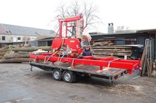 Blockbandsägewerk, Schmalbandsäge,  Voll  Elektrisch, Vollhydraulikpaket,