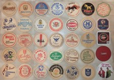 35 alte u neuere Bierdeckel Bierfilze Sammlung Konvolut