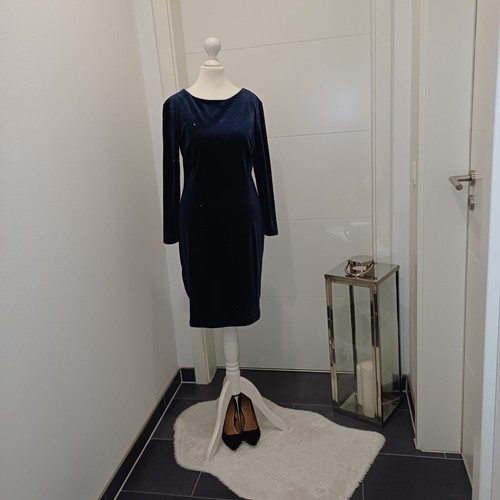 Neu samtkleid 42 glitzer - samtkleid,
