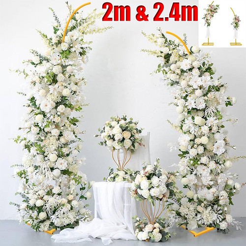 Gebogene hochzeit bogen metall - gebogene,