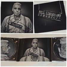HAND-SIGNED: Till Lindemann "ZUNGE 2025" 2-CD-Album Original-Autogramm Autograph