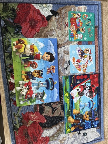 Paw patrol puzzle set 4er - 4er, pack
