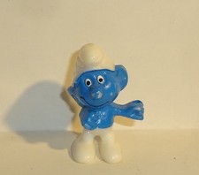 EITELKEITS SCHLUMPF *schlierige Bemalung* E. D. D. S. Schlümpfe 1983 ORIGINAL