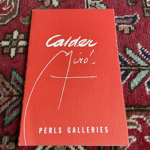 Calder miró 1961 katalog - calder,