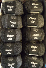 Wolle, Stricken, Häkeln, Lana Grossa, CINQUE ALTO, 10x50g Fb.012
