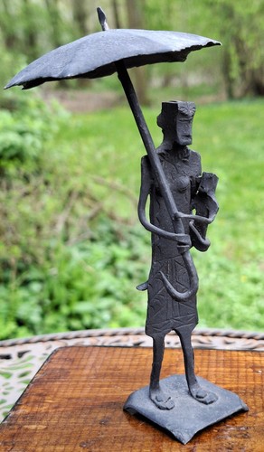 Metall figur frau kind - metall, m.