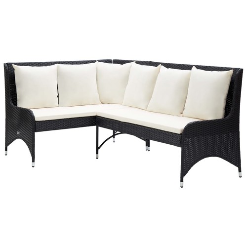 Ecksofa tlg poly rattan - ecksofa,