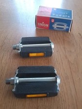 Orig.Vintage Union Fahrrad Touren Pedale/OVP/1xNEU/1 x gebr./285 Rü H 9/16" 