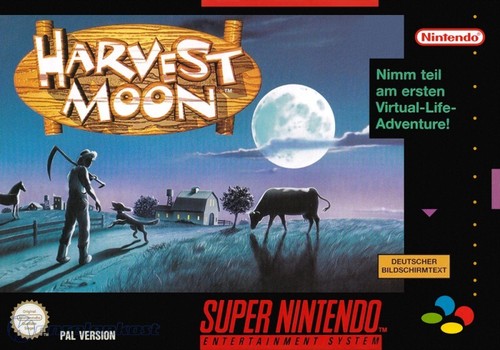 Nintendo snes harvest moon - nintendo,