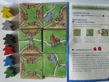 Carcassonne - Wirtshäuser und Kathedralen Die 1.Erweiterung (Altes Layout)  