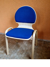 Polsterstuhl stapelbar (Komfort Bürostuhl gepolstert, Besucherstuhl, Holzstuhl)