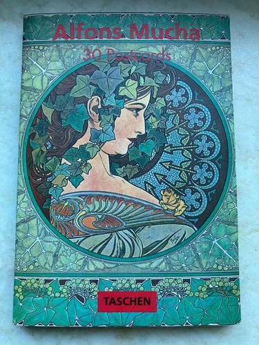 Postkarten buch alfons mucha - buch,