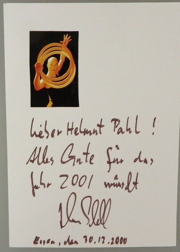 Autogramm deutscher jongleur - autogramm,