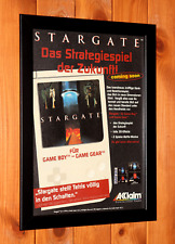 1994 Stargate SNES Sega Genesis Vintage Rare Promo Poster / Ad Page Framed