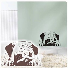 Wandtattoo Mops Hund